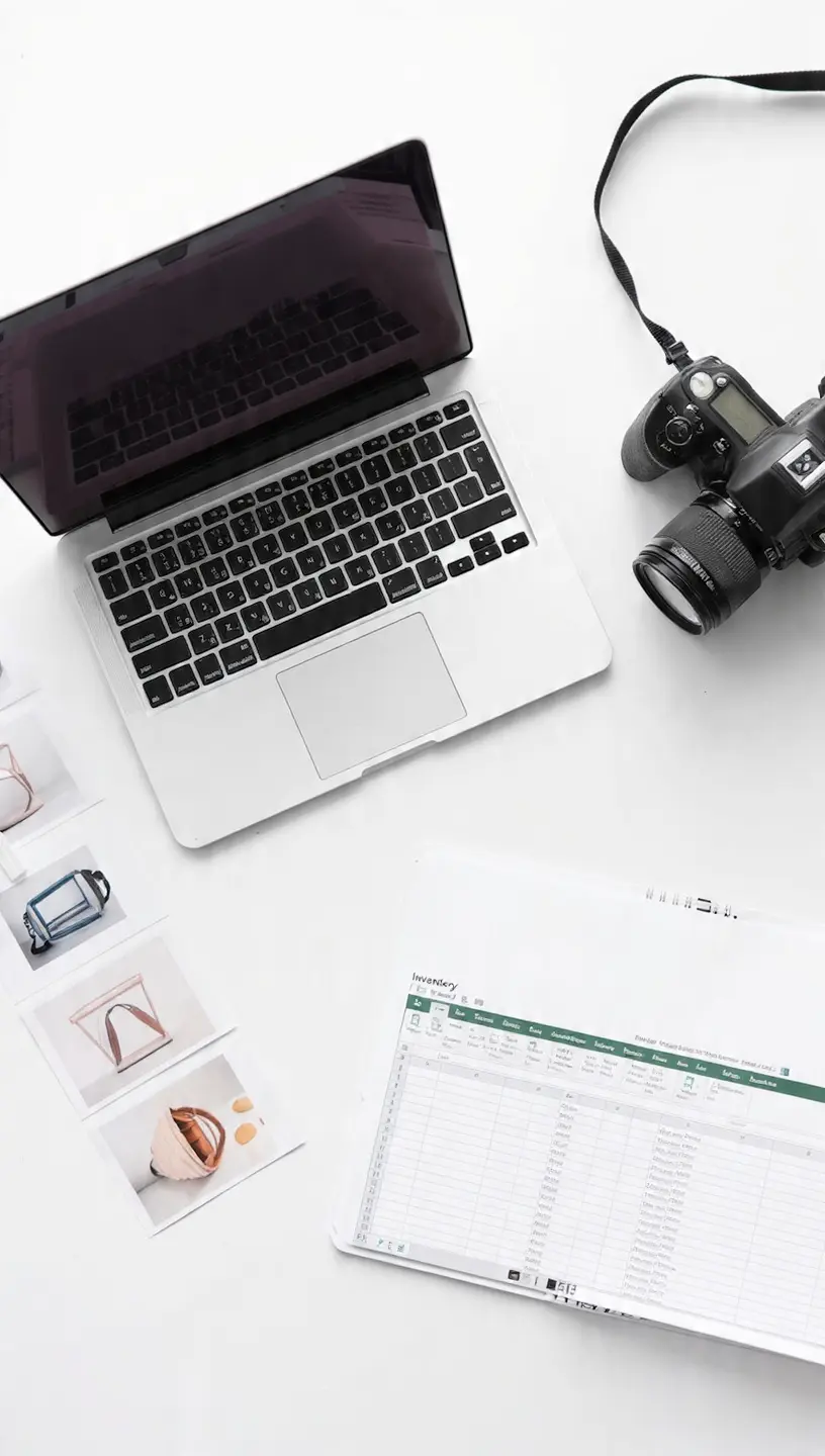 Organización de inventario y fotos